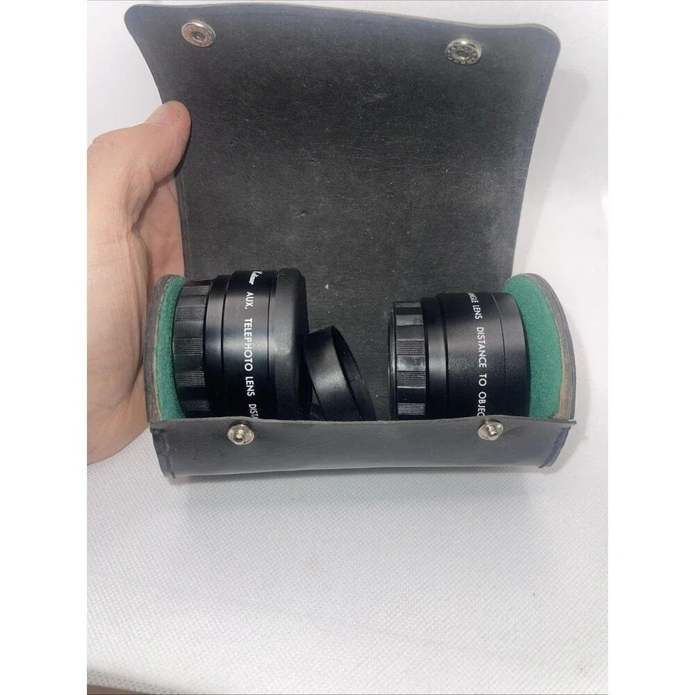 Kalimar Aux Wide Angle 2M & Telephoto Lens 2M - Made In Japan